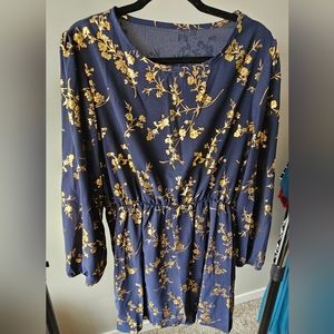 Navy & Gold Dress or Tunic